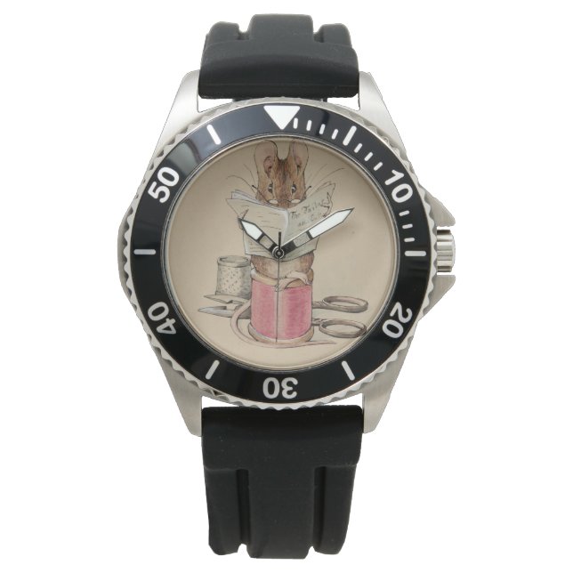 Die Schneidermäuse (von Beatrix Potter) Armbanduhr (Vorderseite)