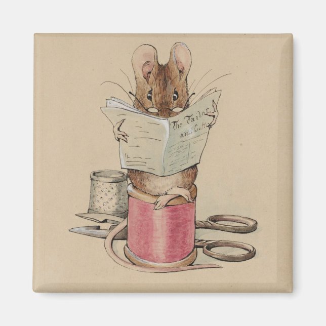 Die Schneidermäuse (von Beatrix Potter) Magnet (Vorne)