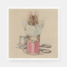 Die Schneidermäuse (von Beatrix Potter) Serviette