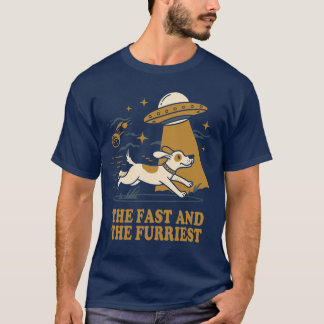 Die schnelle und die furchtbarste - UFO-Hundeschas T-Shirt