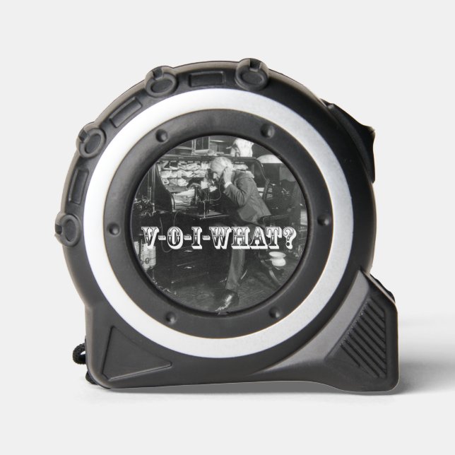 Die schockierende Einführung des VoIP-Telefons Maßband (Vorderseite)