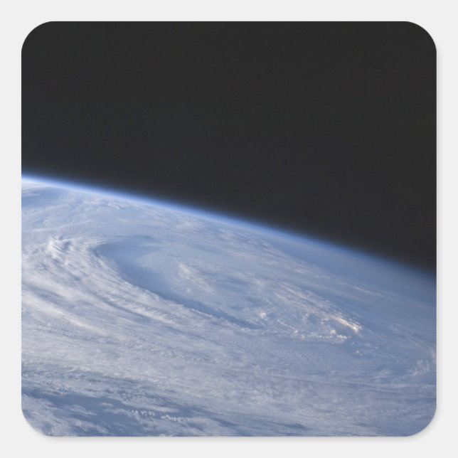 Die schöne Aussicht Quadratischer Aufkleber (Vorderseite)