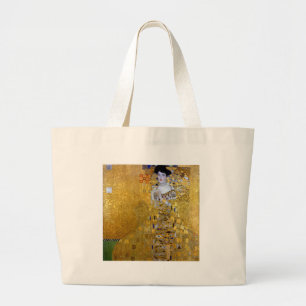 Die schöne Frau in Gold Gustav Klimt Jumbo Stoffbeutel