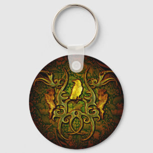 Die schöne Krähe Schlüsselanhänger