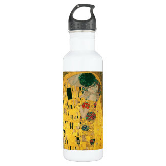 Die schöne Kunst des Kusses (Klimt) Trinkflasche