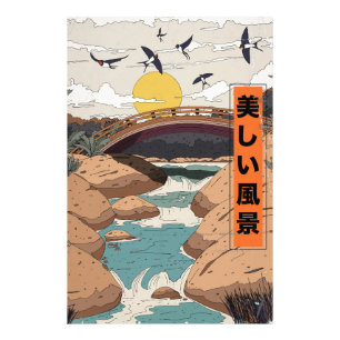 Die schöne Landschaft Fotodruck