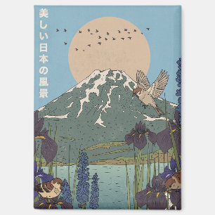 Die schöne Landschaft Magnet