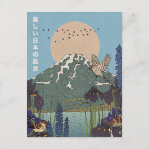 Die schöne Landschaft Postkarte