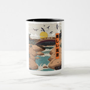 Die schöne Landschaft Tasse