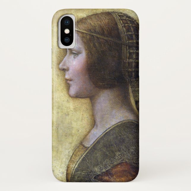 Die schöne Prinzessin Leonardo da Vinci Case-Mate iPhone Hülle (Rückseite)