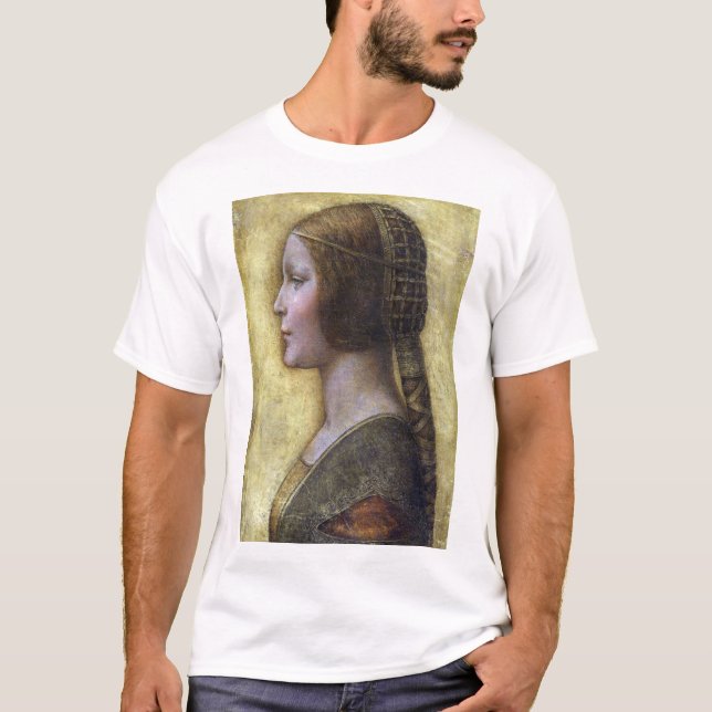 Die schöne Prinzessin Leonardo da Vinci T-Shirt (Vorderseite)