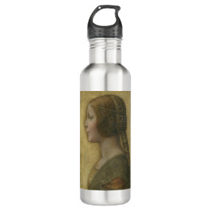 Die schöne Prinzessin (von Leonardo da Vinci) Edelstahlflasche
