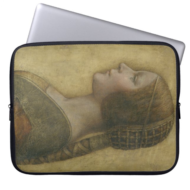 Die schöne Prinzessin (von Leonardo da Vinci) Laptopschutzhülle (Vorderseite)
