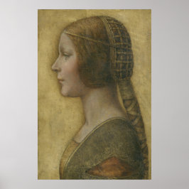 Die schöne Prinzessin (von Leonardo da Vinci) Poster