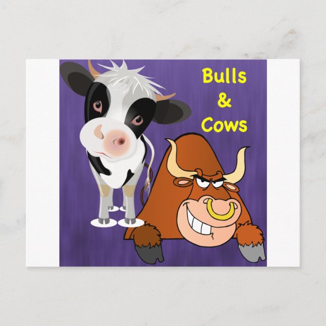 Die Schöne und das Biest Cowstyle Postkarte (Vorderseite)