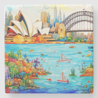 Die Schönheit Australiens erkunden #17 Steinuntersetzer