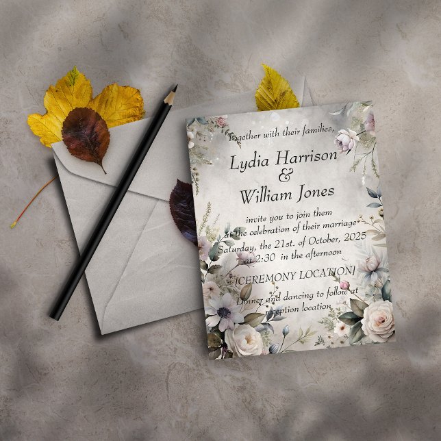 Die Schönheit der Blume Einladung (Von Creator hochgeladen)