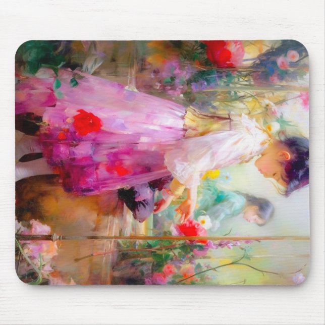 Die Schönheit der Blume Mousepad (Vorne)