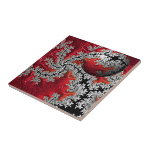 Die Schönheit der Keramik Mandelbrots Fliese