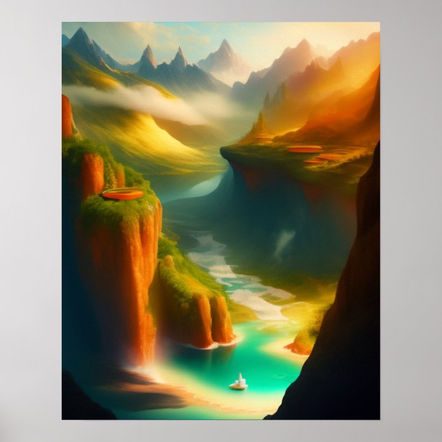 Die Schönheit der Natur in all ihren Farben Poster (Vorne)