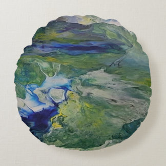 Die Schönheit der Natur Rundes Kissen