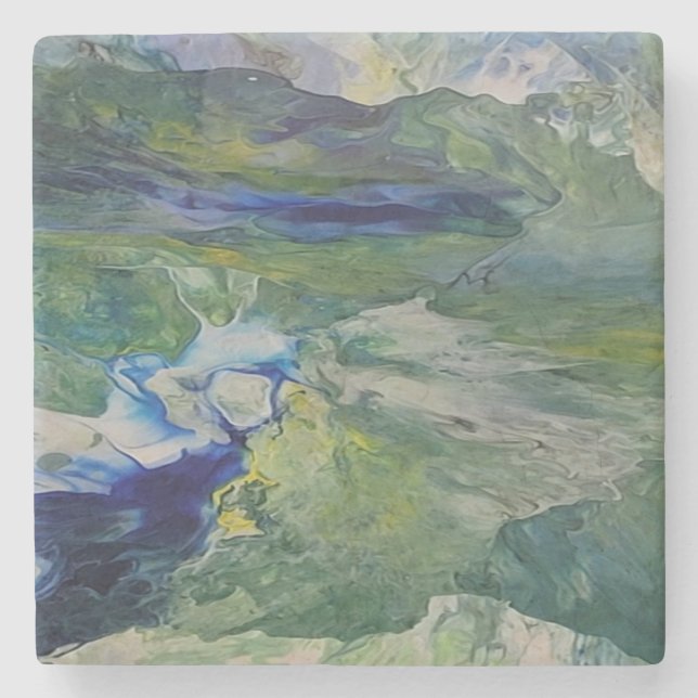 Die Schönheit der Natur Steinuntersetzer (Vorderseite)