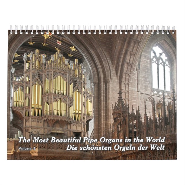 Die Schönheit der Orgeln - Ein Orgel Kalender (Titelbild)