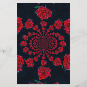 Die Schönheit der Rose: Blumenfantasie Briefpapier