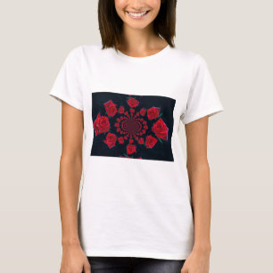 Die Schönheit der Rose: Blumenfantasie T-Shirt