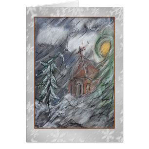 Die Schönheit der Winter-Kunst-Karte