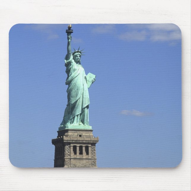 Die Schönheit des berühmten Freiheitsstatuen an Mousepad (Vorne)