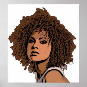 Die Schönheit des Haar-Posters Poster