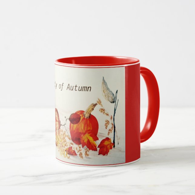Die Schönheit des Herbstes Tasse (VorderseiteRechts)