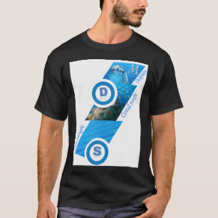 Die Schönheit des Meeres mit Delfinen und Korallen T-Shirt