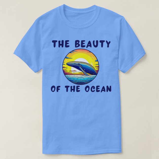 Die Schönheit des Meerwals T-Shirt (Design vorne)