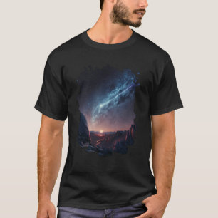Die Schönheit des Nachthimmels unter den Asteroide T-Shirt