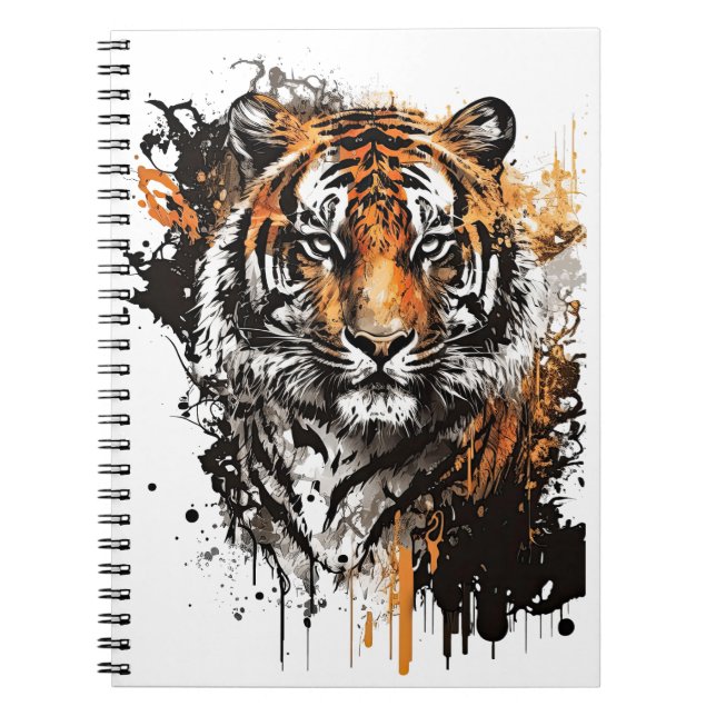 Die Schönheit des Tigers Notizblock (Vorderseite)
