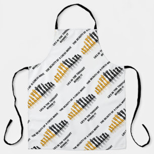 Die Schönheit einer Schachbewegung liegt im Denken Schürze