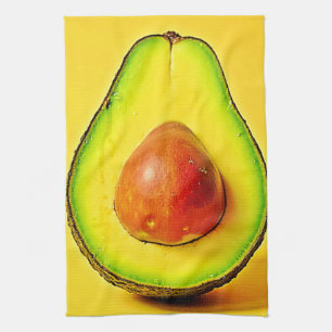 Die Schönheit eines gesunden Avocadodesigns Geschirrtuch