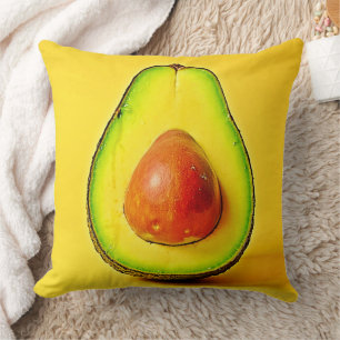 Die Schönheit eines gesunden Avocadodesigns Kissen