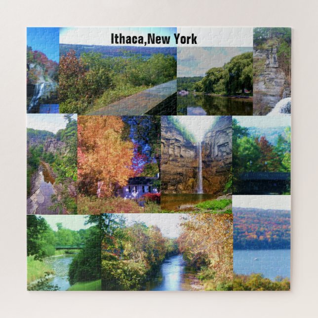 DIE SCHÖNHEIT ITHACAS, NEW YORK PUZZLE (Horizontal)