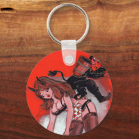 Die Schönheit und der Krampus Vintage Weihnachten