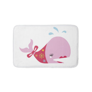 Die Schönheit unter der Pinkie Der Wal_adorable Badematte