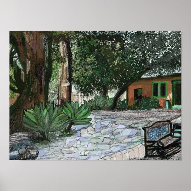 Die Schönheit von Ojai Print Poster (Vorne)