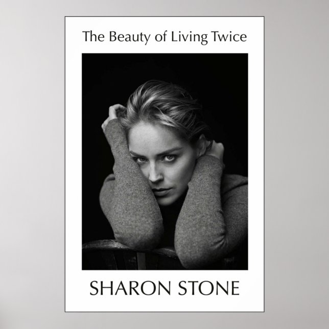 Die Schönheit, zwei Mal in Sharon Stone zu leben Poster (Vorne)