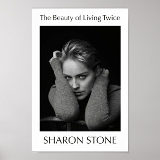 Die Schönheit, zwei Mal in Sharon Stone zu leben Poster