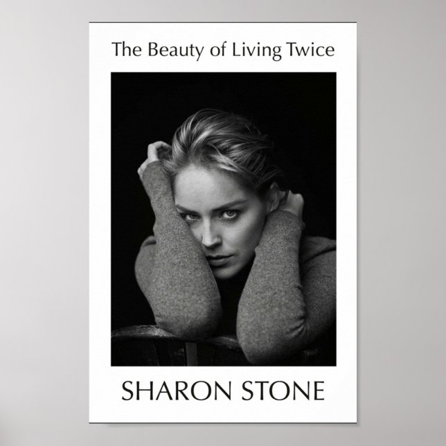 Die Schönheit, zwei Mal in Sharon Stone zu leben Poster (Vorne)