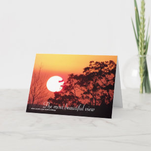 Die schönste Aussicht, Valentinstag Card Feiertagskarte