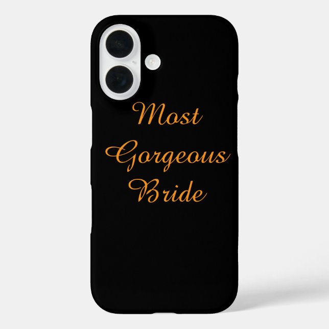 Die schönste Braut iPhone-Hüllen Case-Mate iPhone Hülle (Rückseite)