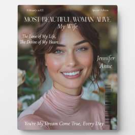 Die schönste Freundin der Ehefrau Woman Alive Fotoplatte